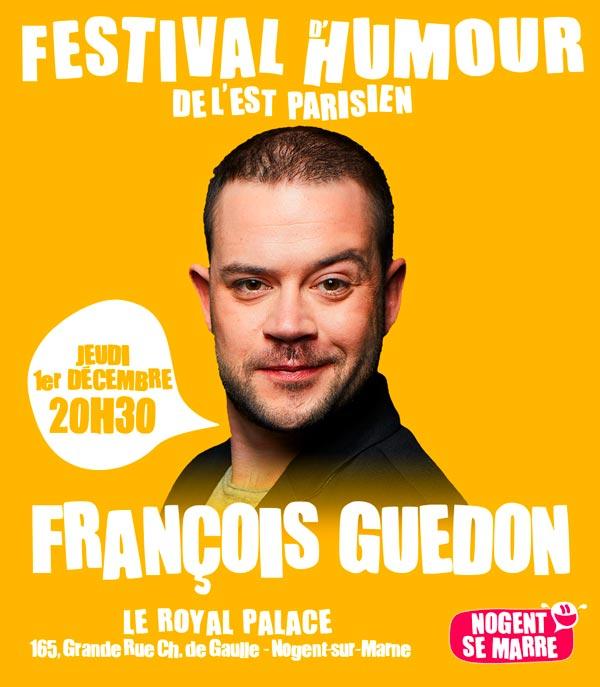François Guédon - humoriste - au festival d'humour de l'est parisien